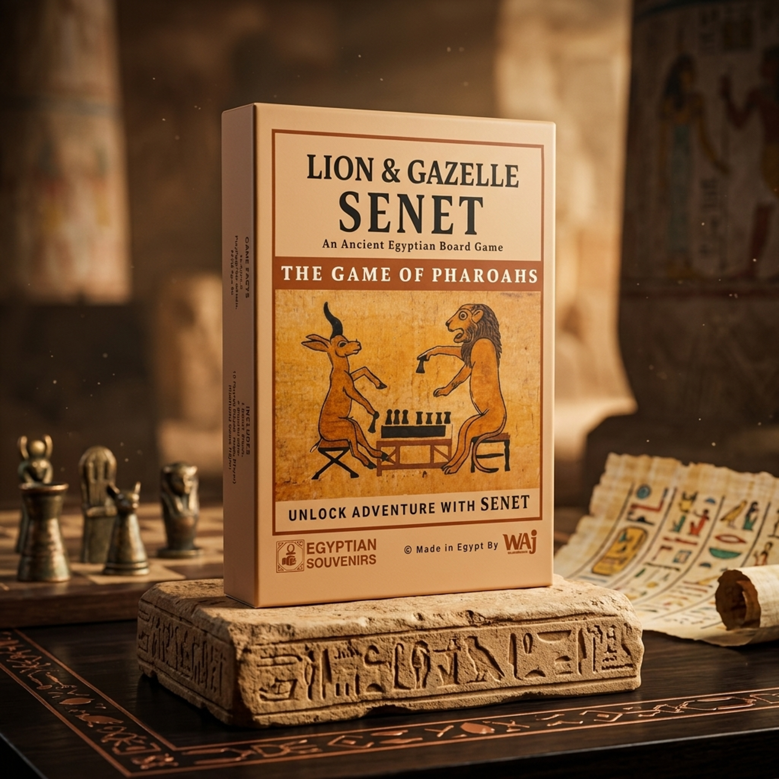 LION & GAZELLE SENET