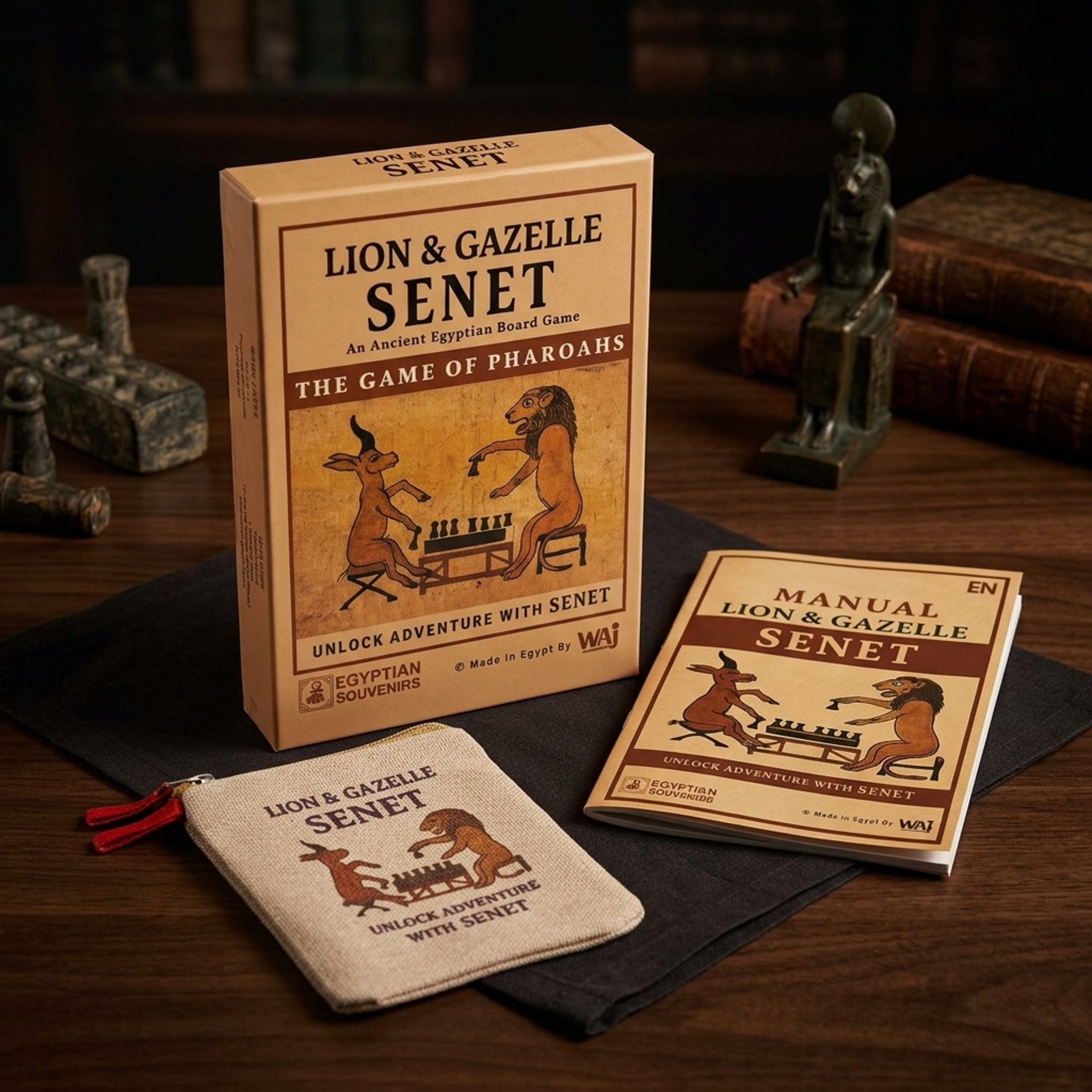 LION & GAZELLE SENET