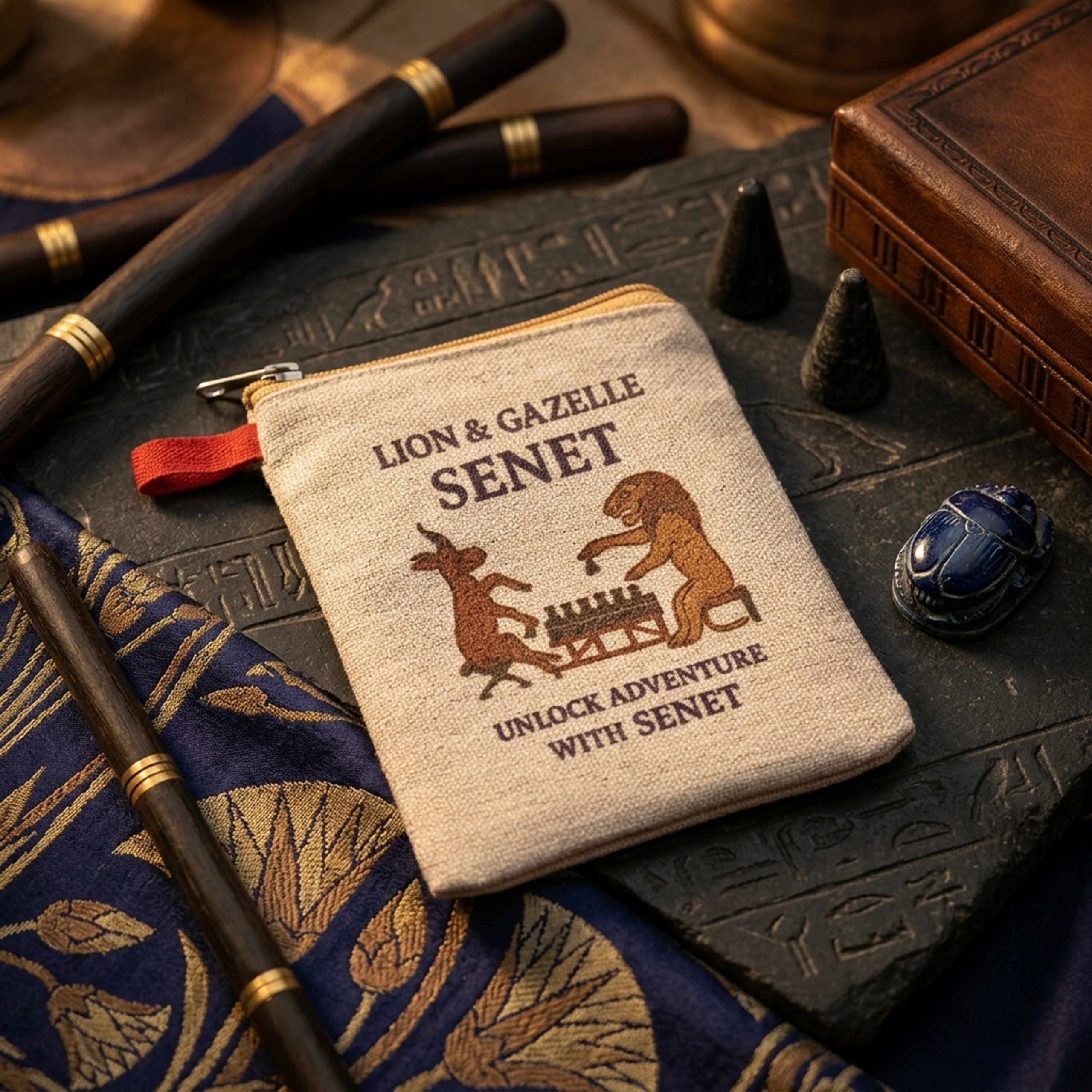 LION & GAZELLE SENET